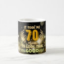Search for 70th birthday coffee mugs Celebration