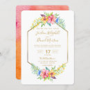 Search for gold geometric wedding invitations Floral