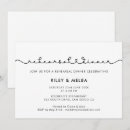 Search for heart rehearsal dinner invitations Calligraphy