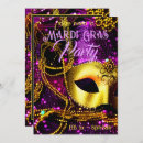 Search for mardi gras masquerade costume party invitations Carnival
