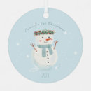Search for snowman christmas tree decorations Baby boy