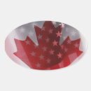 Search for flag of canada stickers Oval