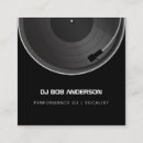 Search for turntable business cards Professional deejay