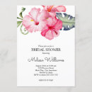 Search for hibiscus bridal shower invitations Tropical