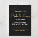 Search for dual birthday invitations Double