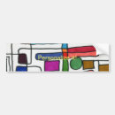 Search for circle bumper stickers Red