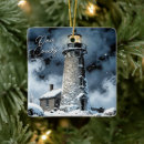 Search for michigan lighthouse christmas tree decorations Winter