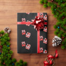 Search for dice wrapping paper Red