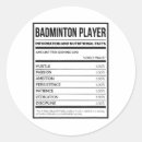 Search for badminton player stickers Sports