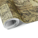 Search for old world map wrapping paper Vintage antique map