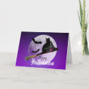 Search for full moon halloween cards Black cat