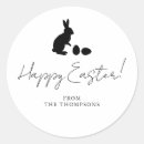 Search for rabbit silhouette stickers Black