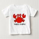 Search for cartoon red crab clothing Happy