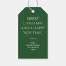 Search for dark green gift tags Elegant