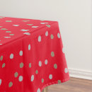 Search for red and silver christmas tablecloths Gold