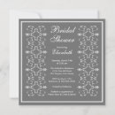 Search for fancy bridal shower invitations White