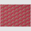 Search for botanical tissue paper Red and green