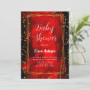 Search for red black and gold invitations Typography