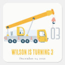 Search for crane truck stickers Birthday