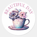 Search for cup of tea stickers Flowers