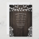 Search for string lights save the dates Lace