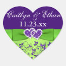 Search for purple and green wedding stickers Flowers