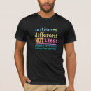 Search for different not less tshirts Autism awareness month