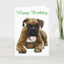 Search for boxer dog birthday cards Puppy