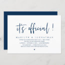 Search for official wedding invitations Elopement