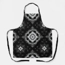 Search for white lace aprons Black