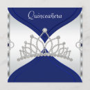 Search for white quinceanera invitations Blue