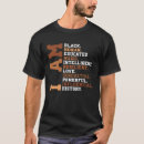 Search for educated black woman tshirts History