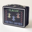 Search for video game lunch boxes Retro