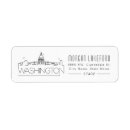 Search for dc return address labels Washington