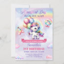 Search for magical unicorn invitations Magical rainbow party