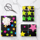 Search for black star wrapping paper Purple