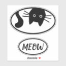 Search for meow bumper stickers Kitty