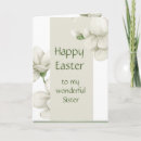 Search for happy sister easter cards White