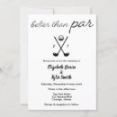 Search for golf wedding invitations Simple