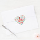 Search for vintage heart stickers Colourful