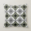 Search for olive green and grey cushions Geometric