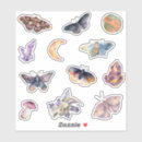 Search for vintage witch stickers Moon