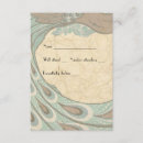 Search for blue peacock rsvp cards Vintage