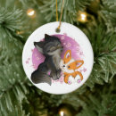 Search for fluffy christmas tree decorations Wolf