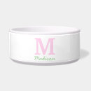 Search for monogram pet bowls Initial