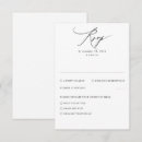 Search for vertical wedding rsvp cards Minimalist