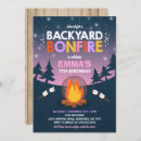 Search for smores bonfire invitations Camping party