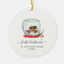 Search for first car christmas tree decorations Watercolor