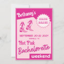 Search for western hens party invitations Hot pink
