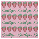 Search for red strawberries fabric Strawberry